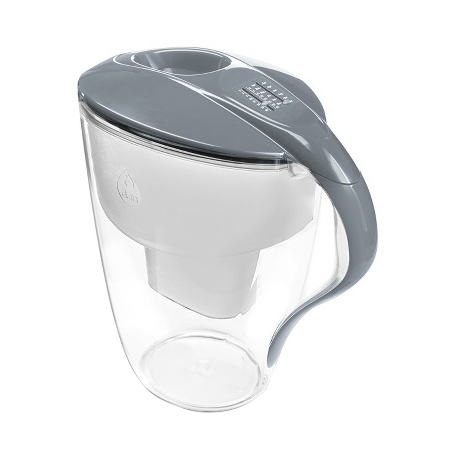 Dafi - Omega 4l Water Pitcher + 2 Unimax Filters - Steel