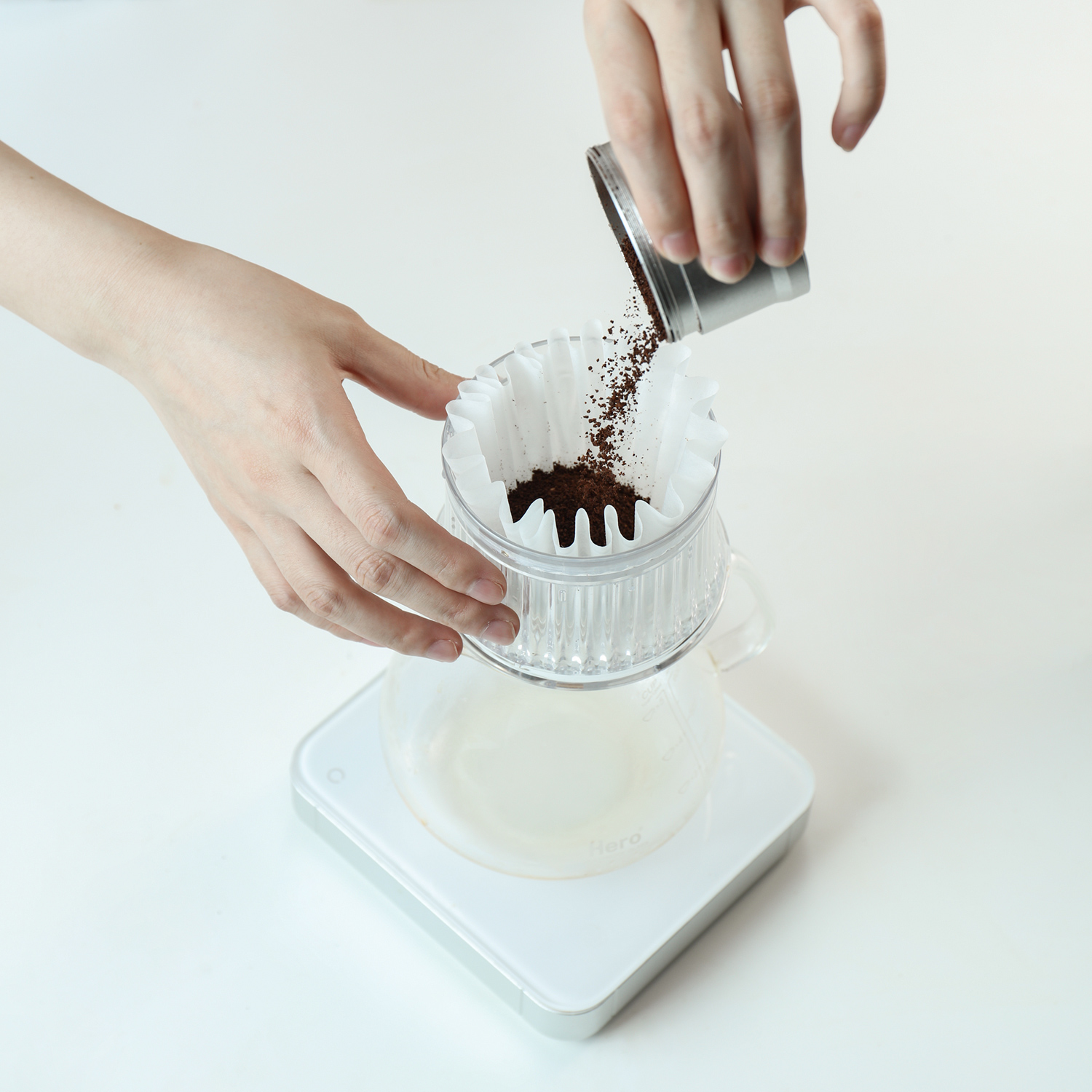 zeroHero - dripper plastikowy Speed 2-4 fil. - Przezroczysty