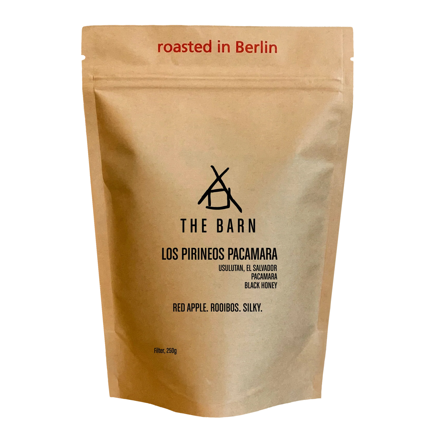 The Barn - El Salvador Los Pirineos Pacamara Black Honey Filter 250 g