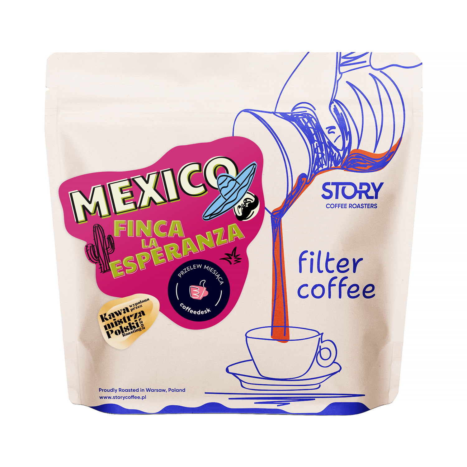 PRZELEW MIESIĄCA: Story Coffee - kawa ziarnista Meksyk Finca La Esperanza Washed Filter 250g