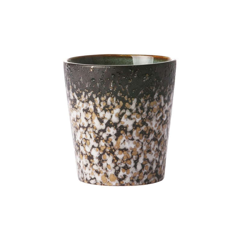 HKliving - 70s Ceramic Mug Mud 180ml