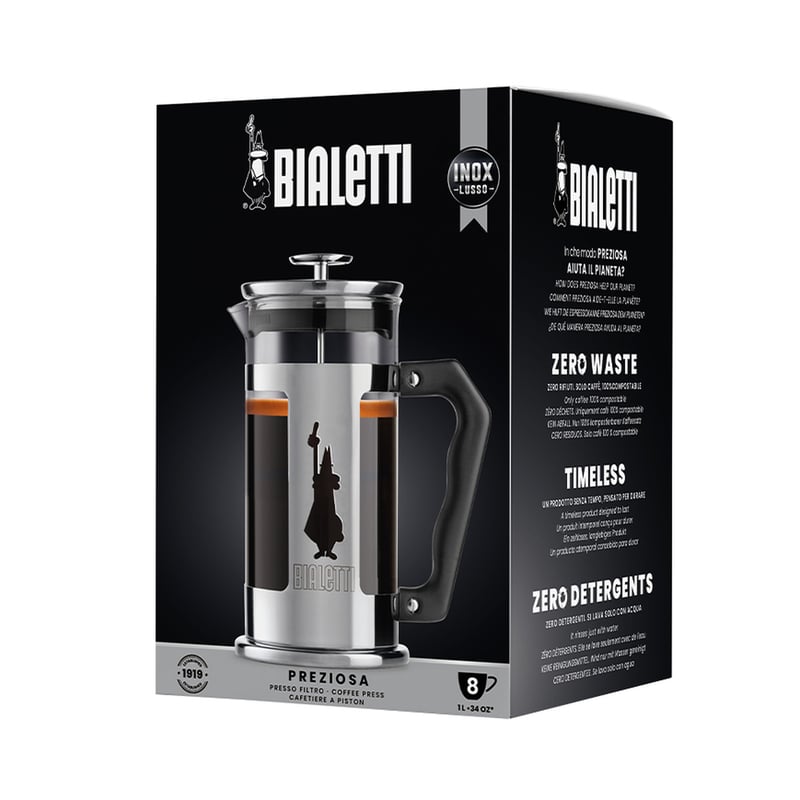 Bialetti French Press Smart 350ml Black - Coffeedesk