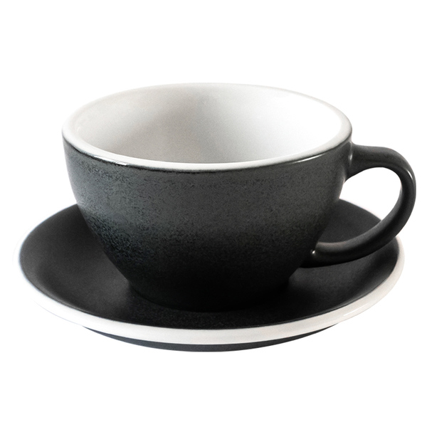 Loveramics Egg - Filiżanka i spodek Caffe Late 300ml - Anthracite
