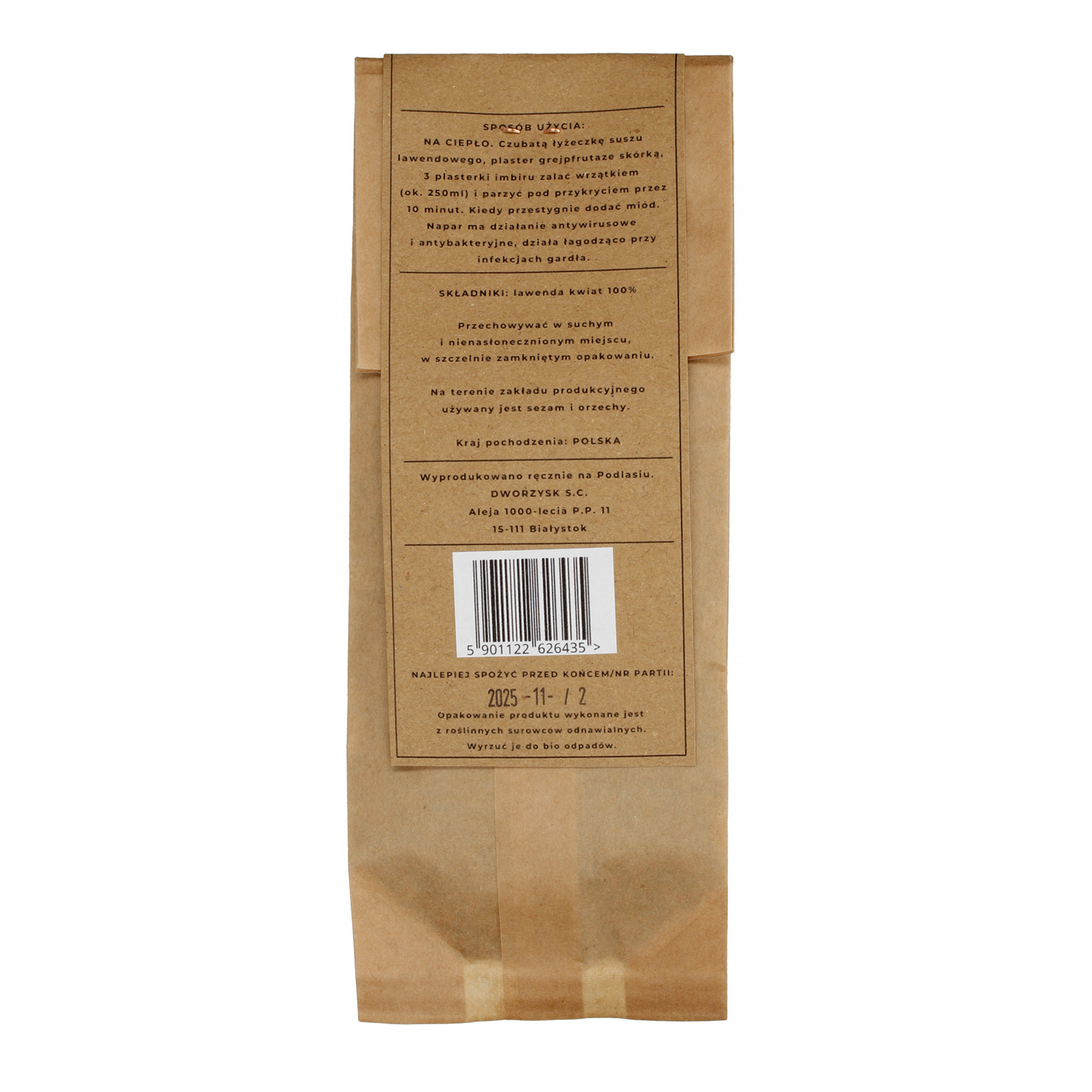 Dworzysk - Lawenda - Loose Tea 30g - Refill