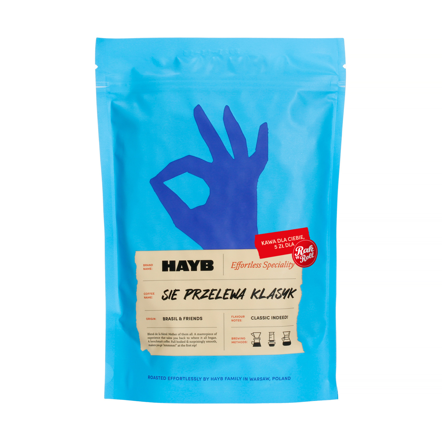 HAYB - SIE PRZELEWA Klasyk (Rak'n'Roll) Natural Filter 250 g