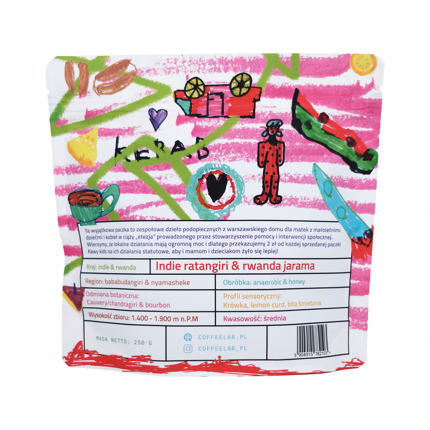 CoffeeLab - Kids Coffee Anaerobic + Honey Espresso 250 g