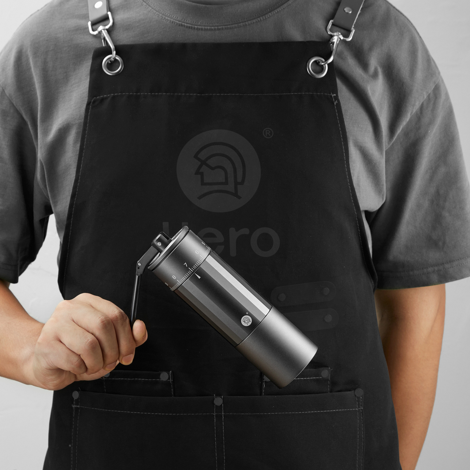 zeroHero - Z5 X-Fold - Młynek ręczny - Szary