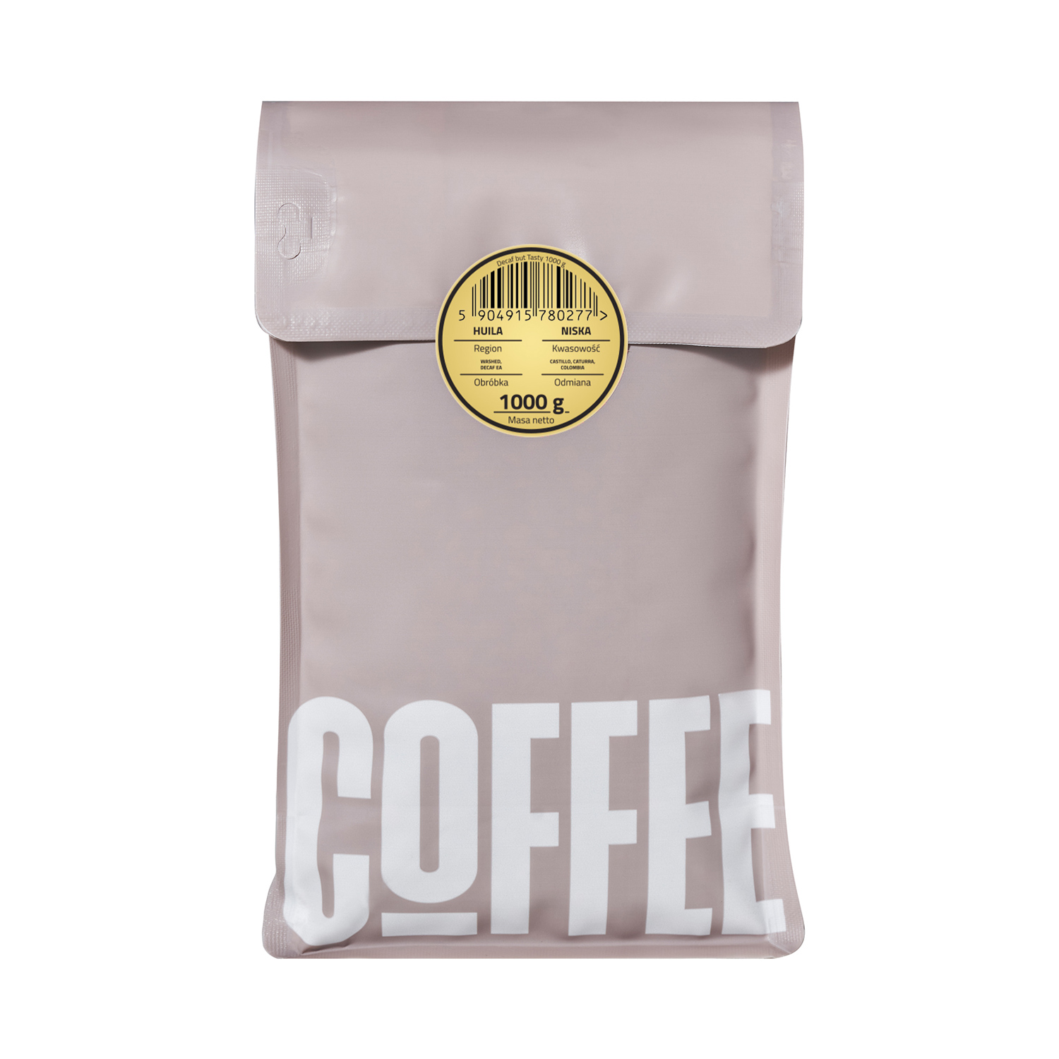 COFFEELAB - kawa ziarnista bezkofeinowa Decaf But Tasty Washed Espresso 1 kg
