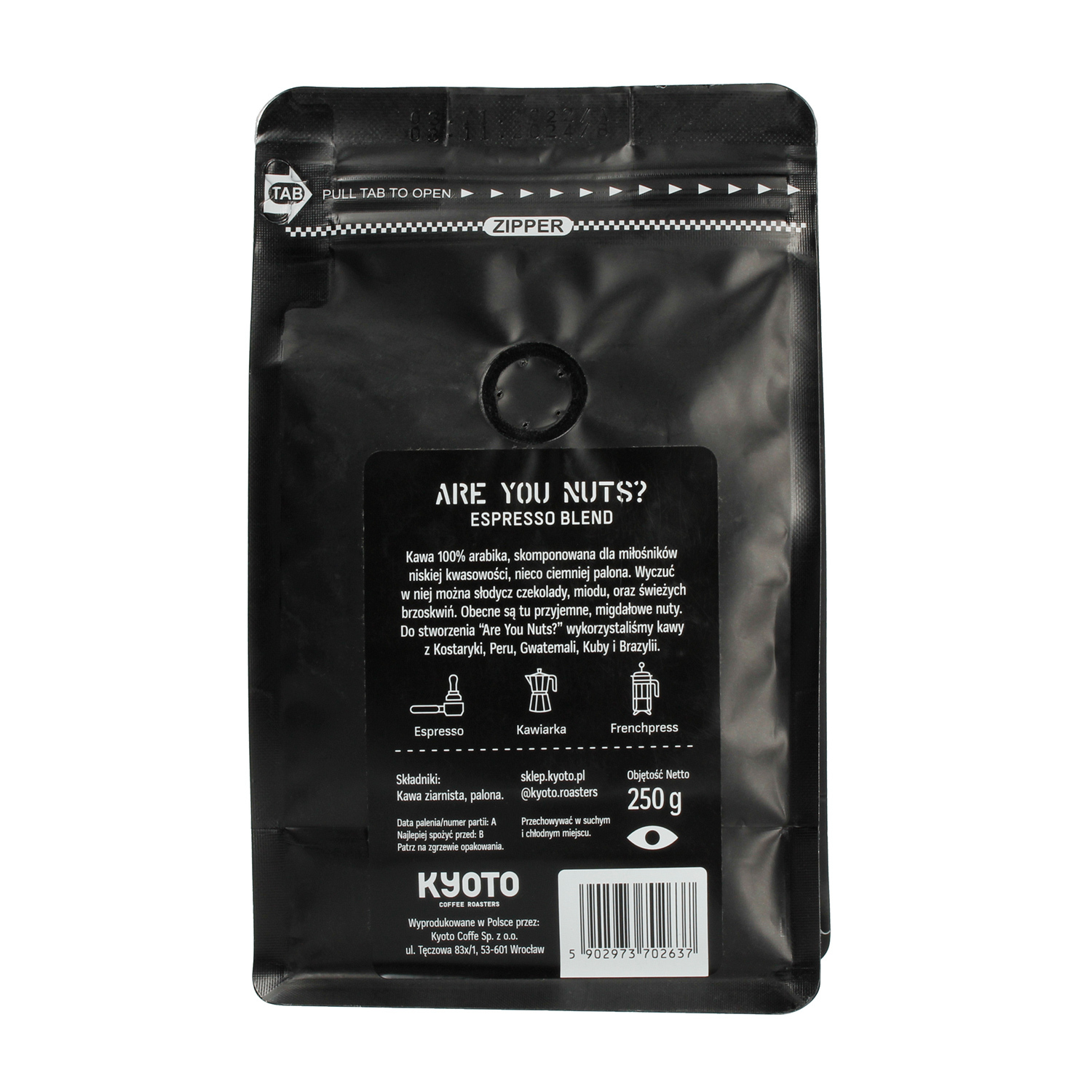 KYOTO - Are You Nuts Espresso Blend 250g