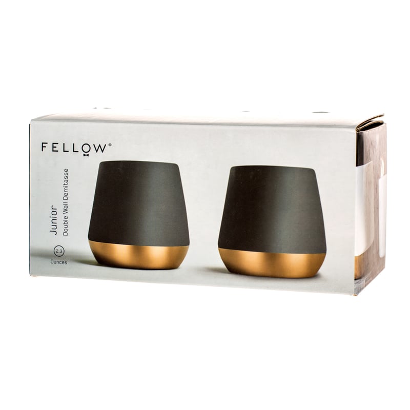 Fellow Joey Junior Double Wall Ceramic Mugs - 2 oz, Set of 2 