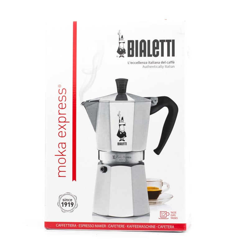 Bialetti Moka Express for 12 cups of coffee