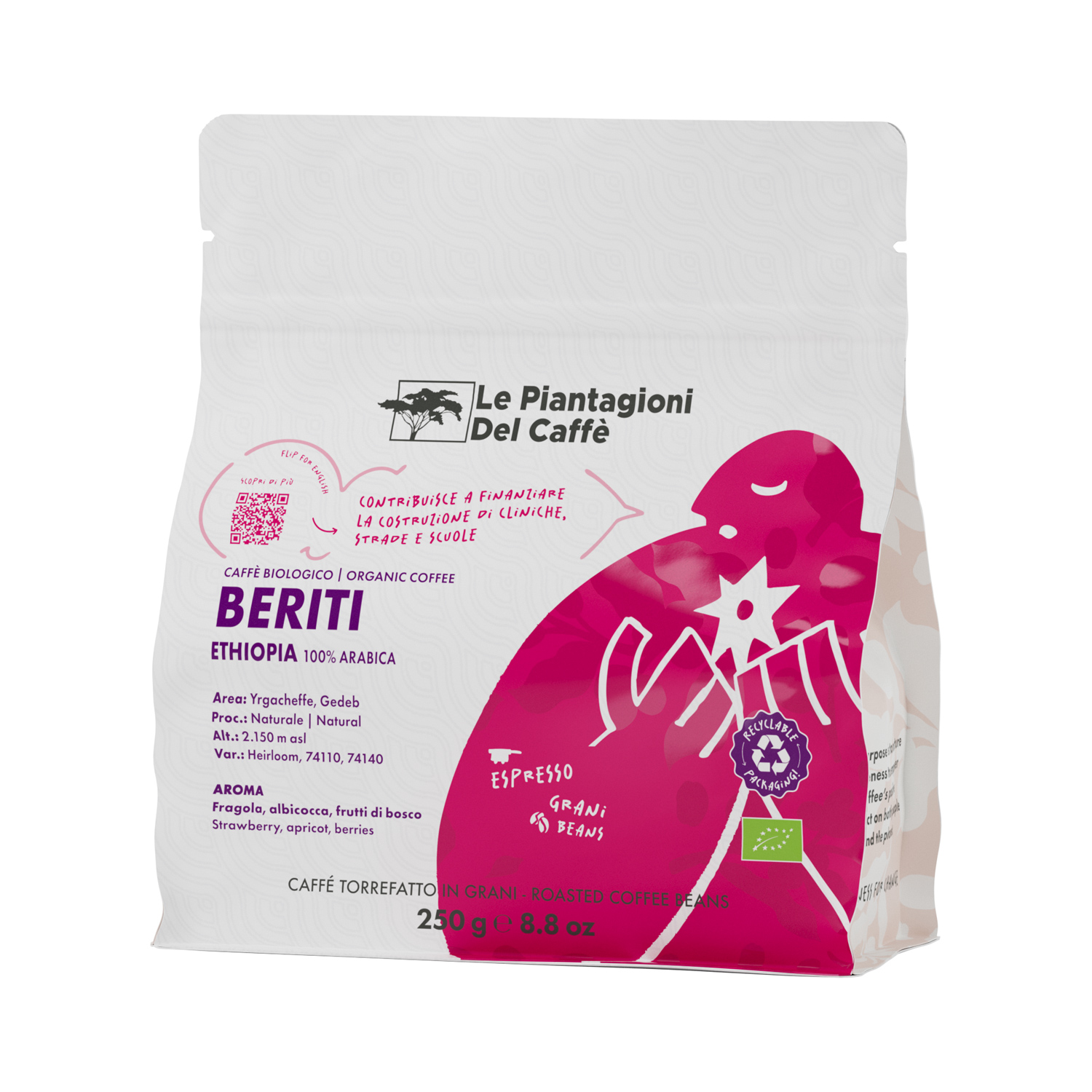 Le Piantagioni del Caffe - Ethiopia Beriti Espresso 250g