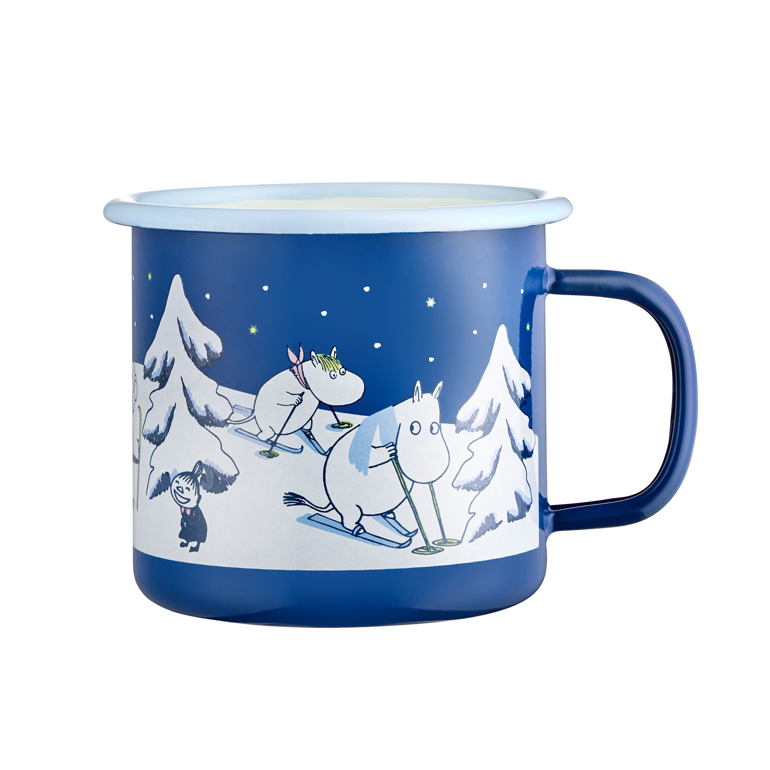 Moomin - kubek emaliowany Starry Night granatowy 370 ml