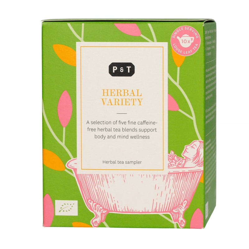 Paper & Tea - Herbal Variety - 10 Loose Leaf Tea Sachets
