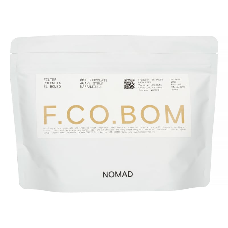 Nomad Coffee - Colombia Huila El Bombo Washed Filter 250g