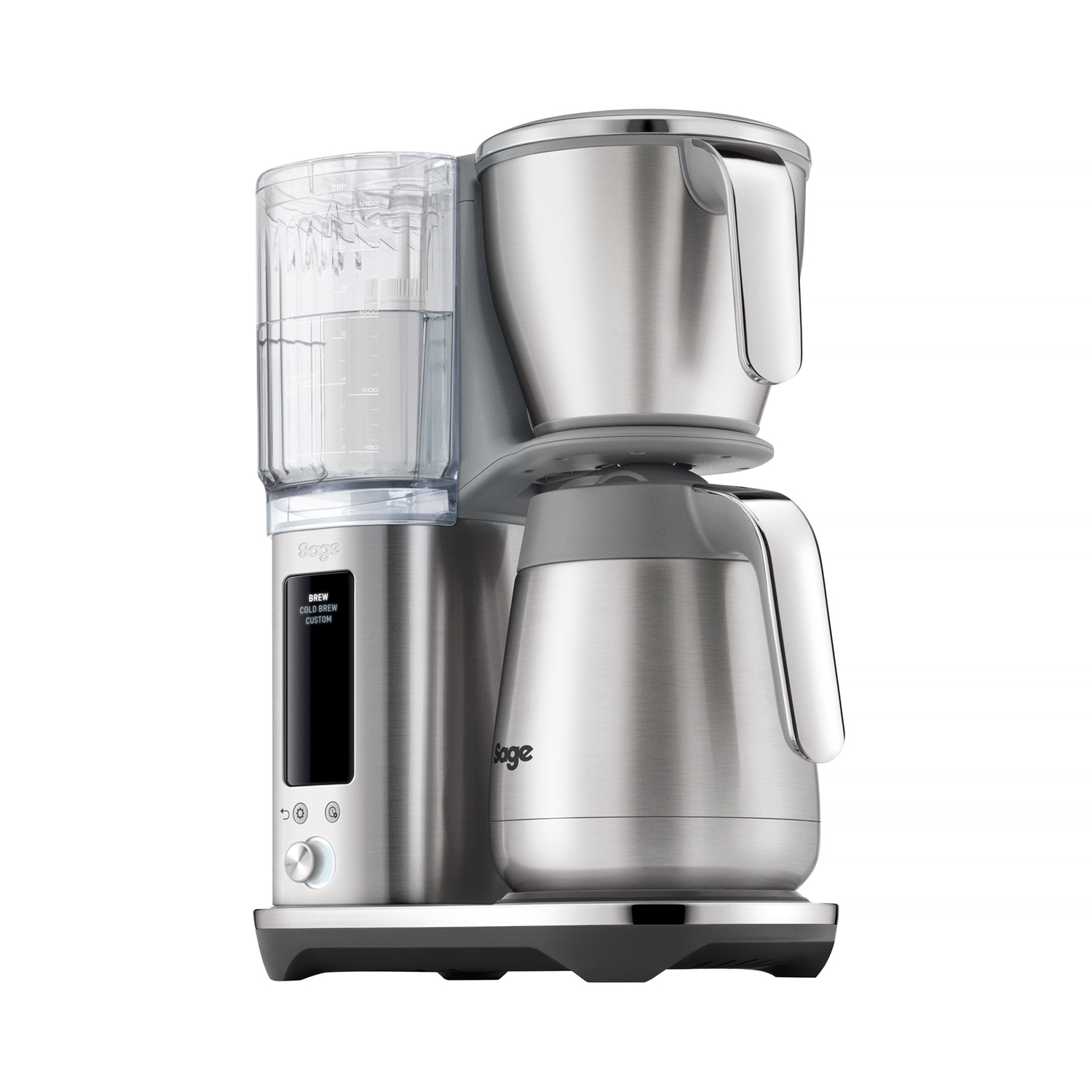 Sage - the Luxe Brewer Thermal - Filter Coffee Maker SDC465BSS - Silver