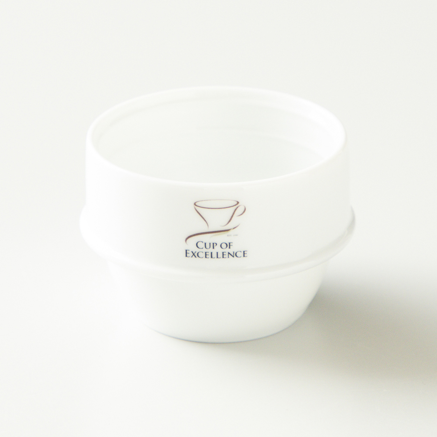 ORIGAMI - Cupping Bowl 225ml - White with Cup of Excellence Logo