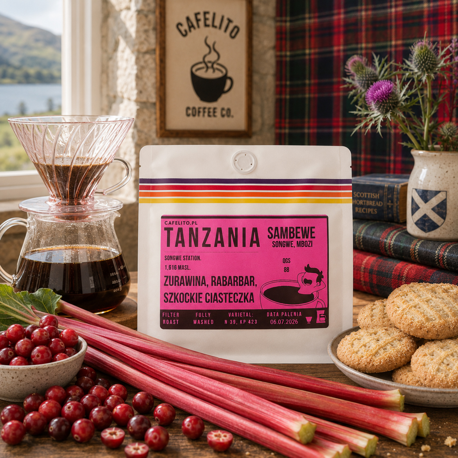 Cafelito - kawa ziarnista Tanzania Sambewe Washed Filter 250 g
