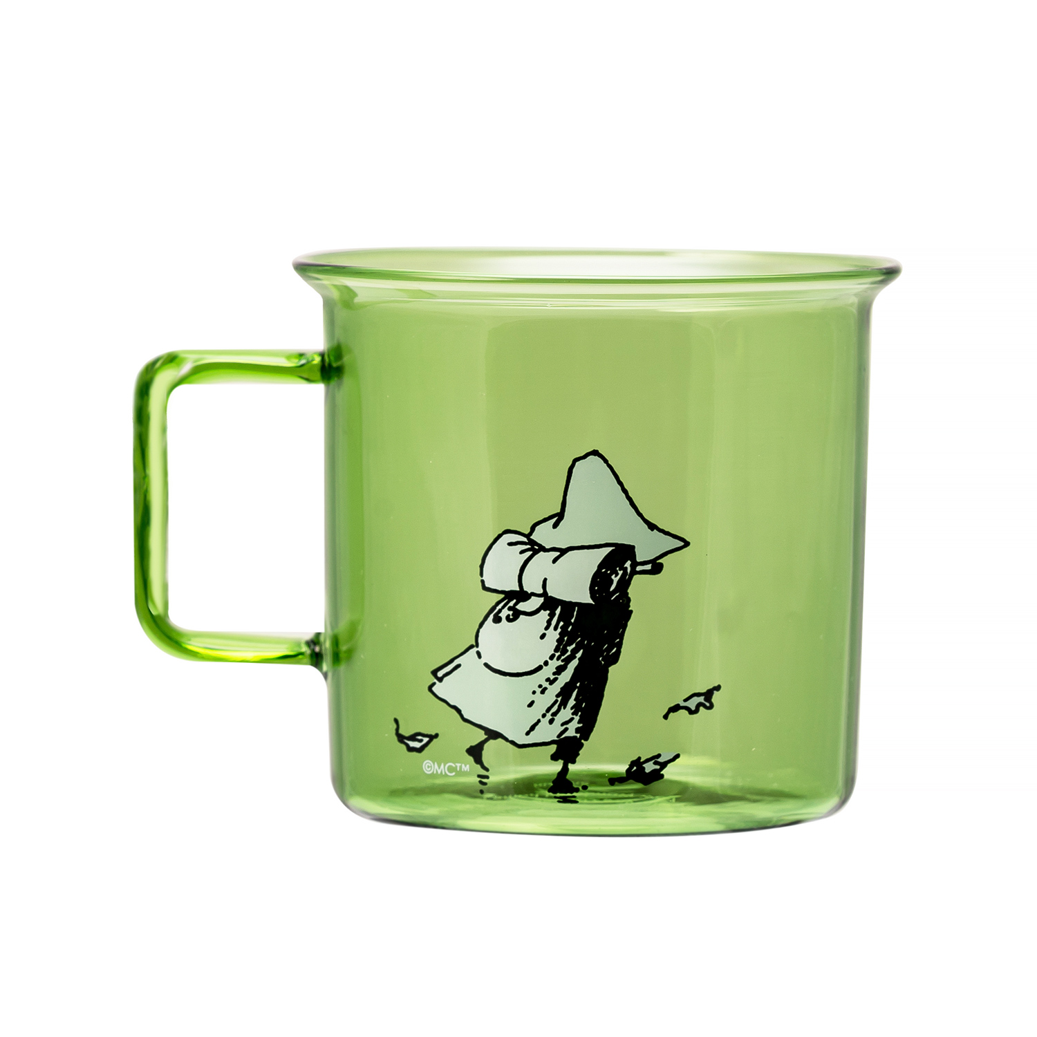 Moomin - Snufkin Glass Mug 350ml Green