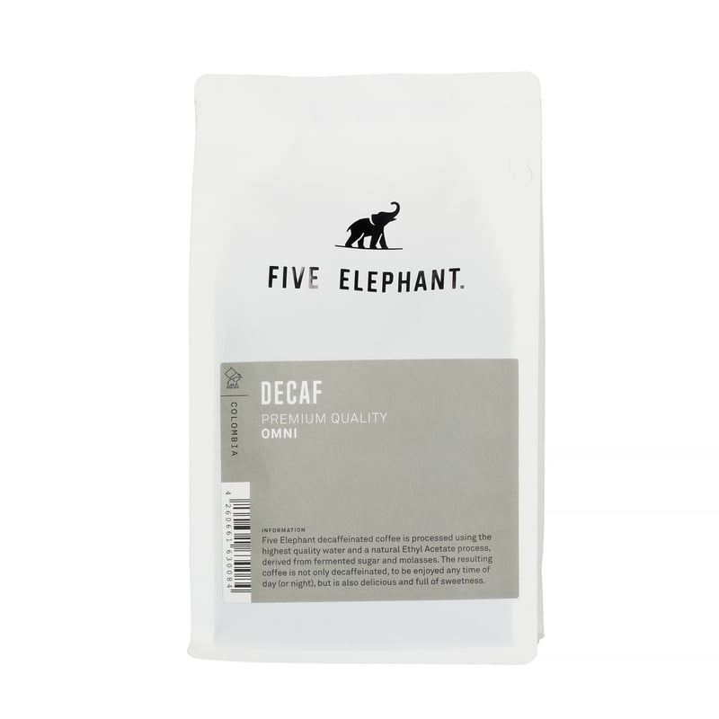 Five Elephant - Kolumbia Decaf Omniroast - Kawa bezkofeinowa 250g