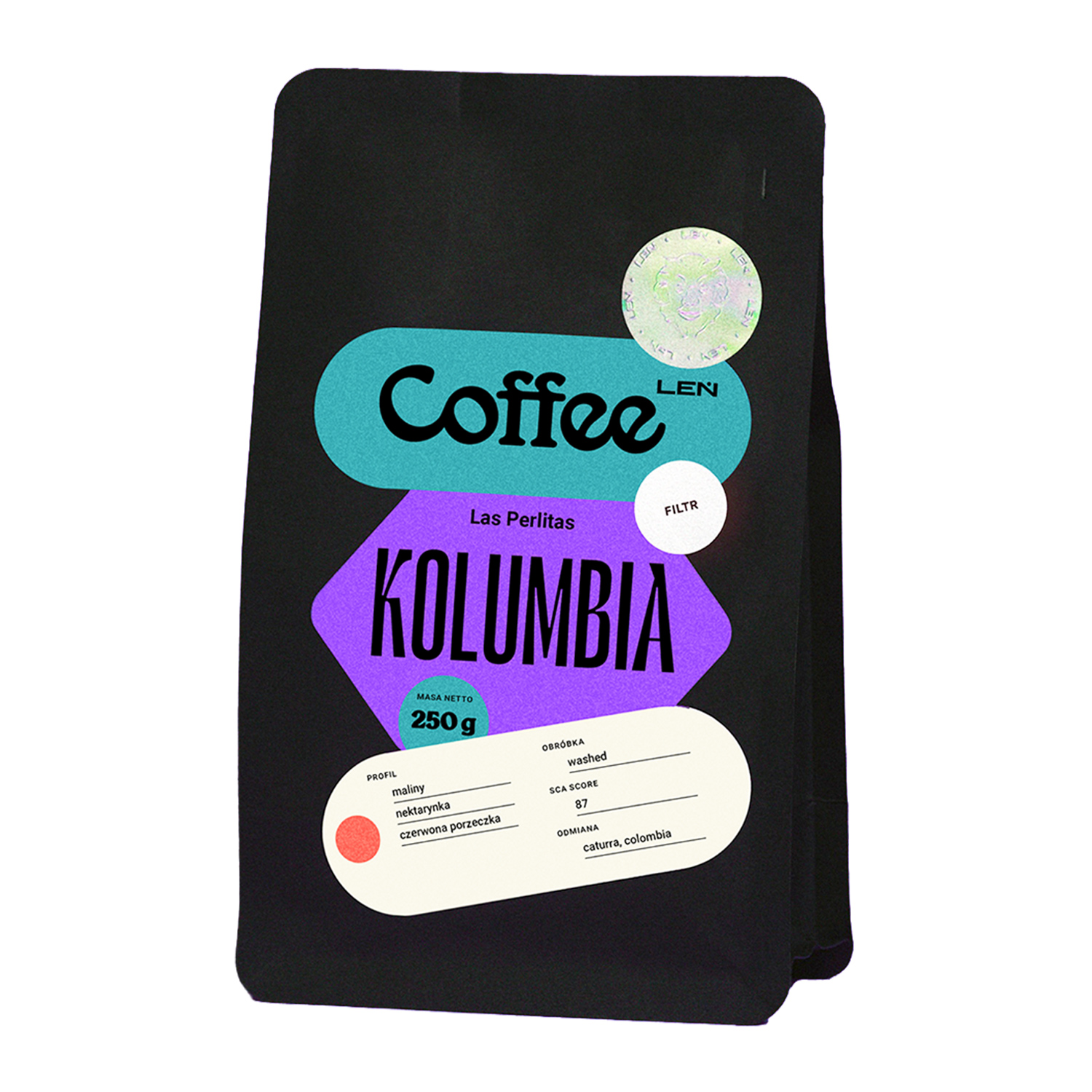 Leń Coffee - Colombia Las Perlitas Washed Filter 250 g