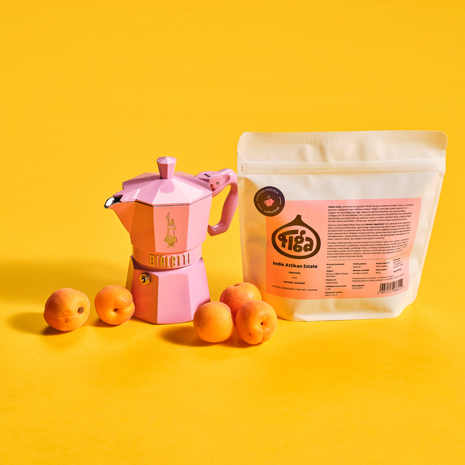 ESPRESSO MIESIĄCA: Figa Coffee - kawa ziarnista Indie Attikan Estate Aerobic Washed 250 g