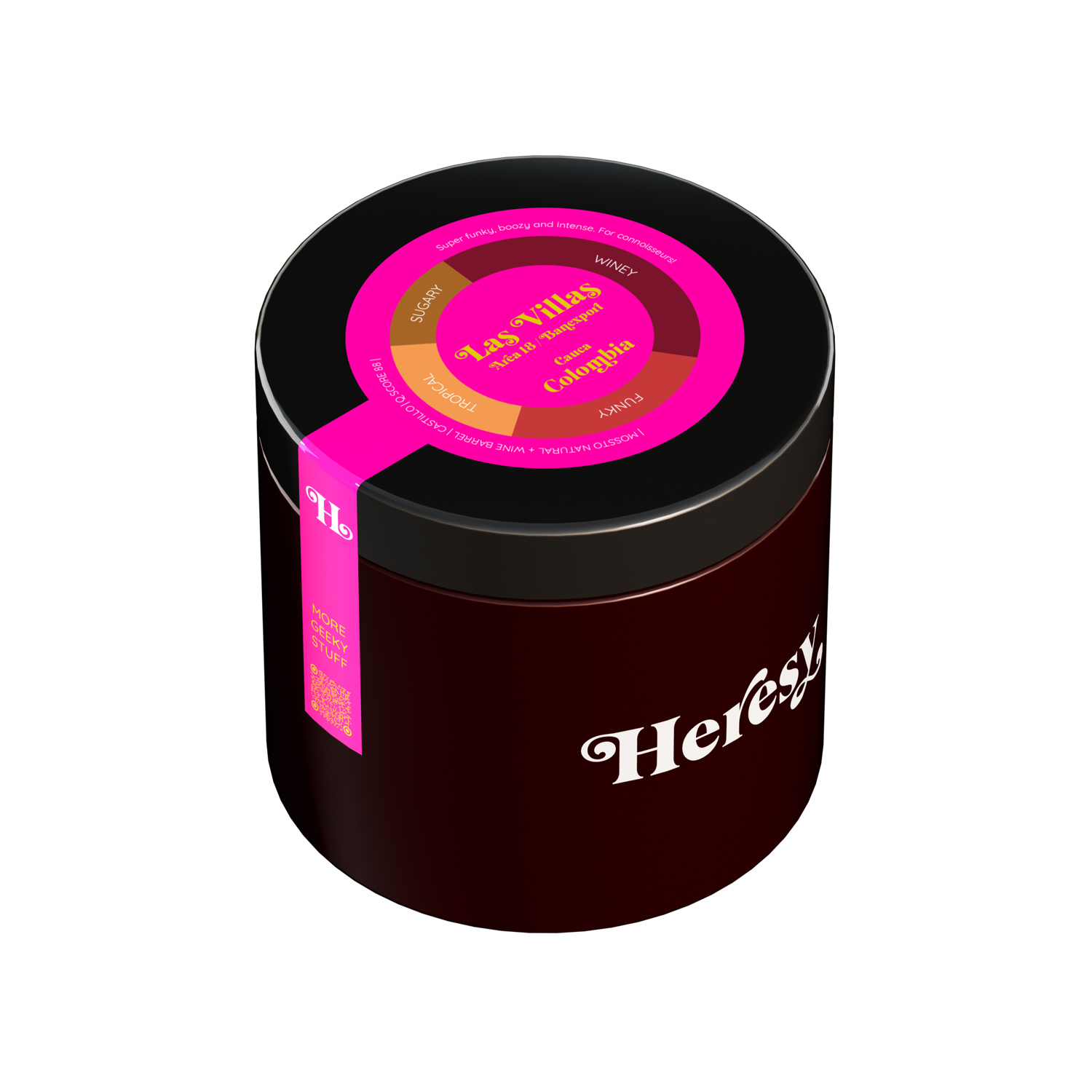 Heresy - Colombia Las Villas Mossto Wine Barrel Natural Filter 252 g