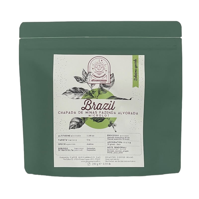 Giovannacci Caffe - Brazylia Fazenda Alvorada Microlot Omniroast 250g