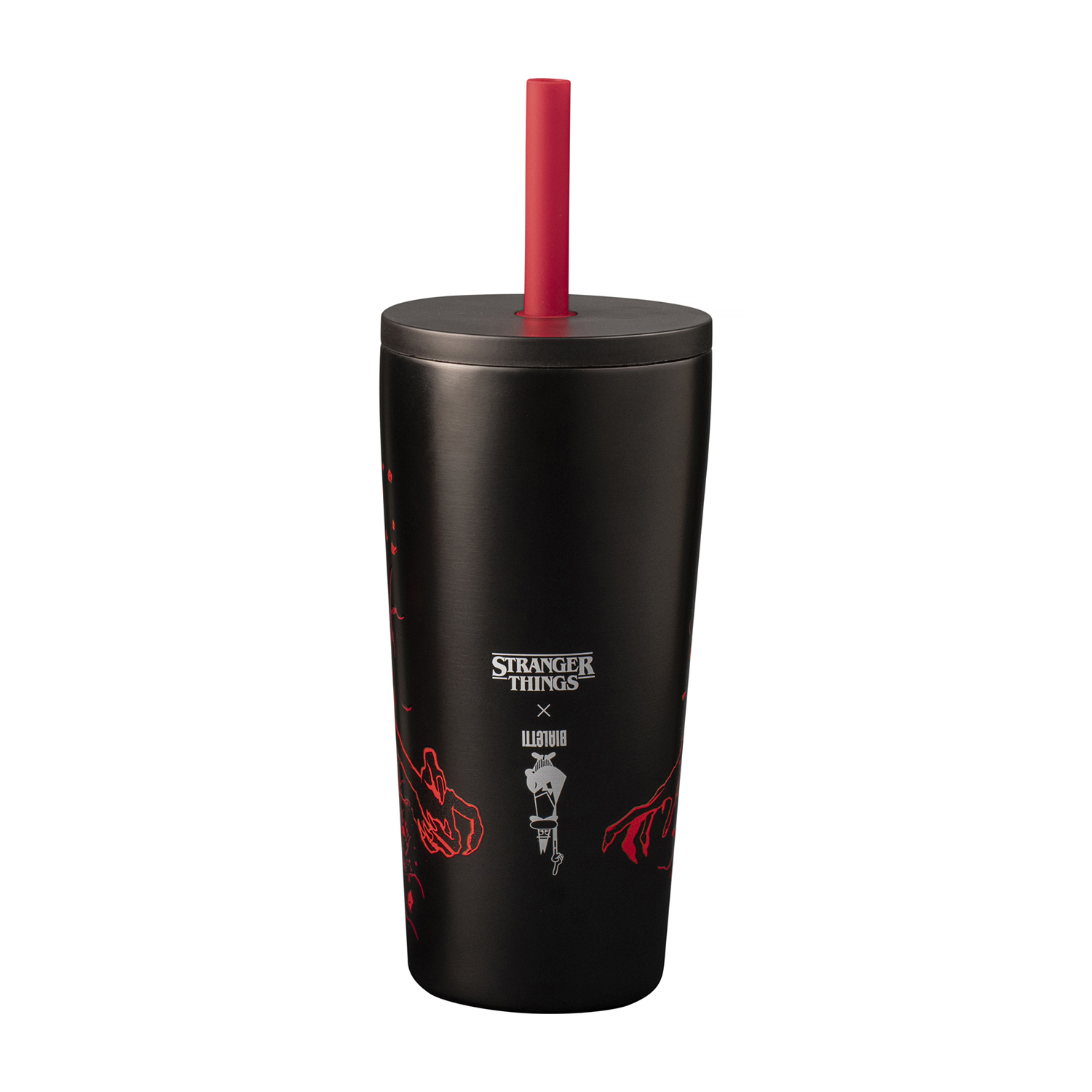 Bialetti - kubek termiczny ze słomką Stranger Things 600ml - świecący w ciemności