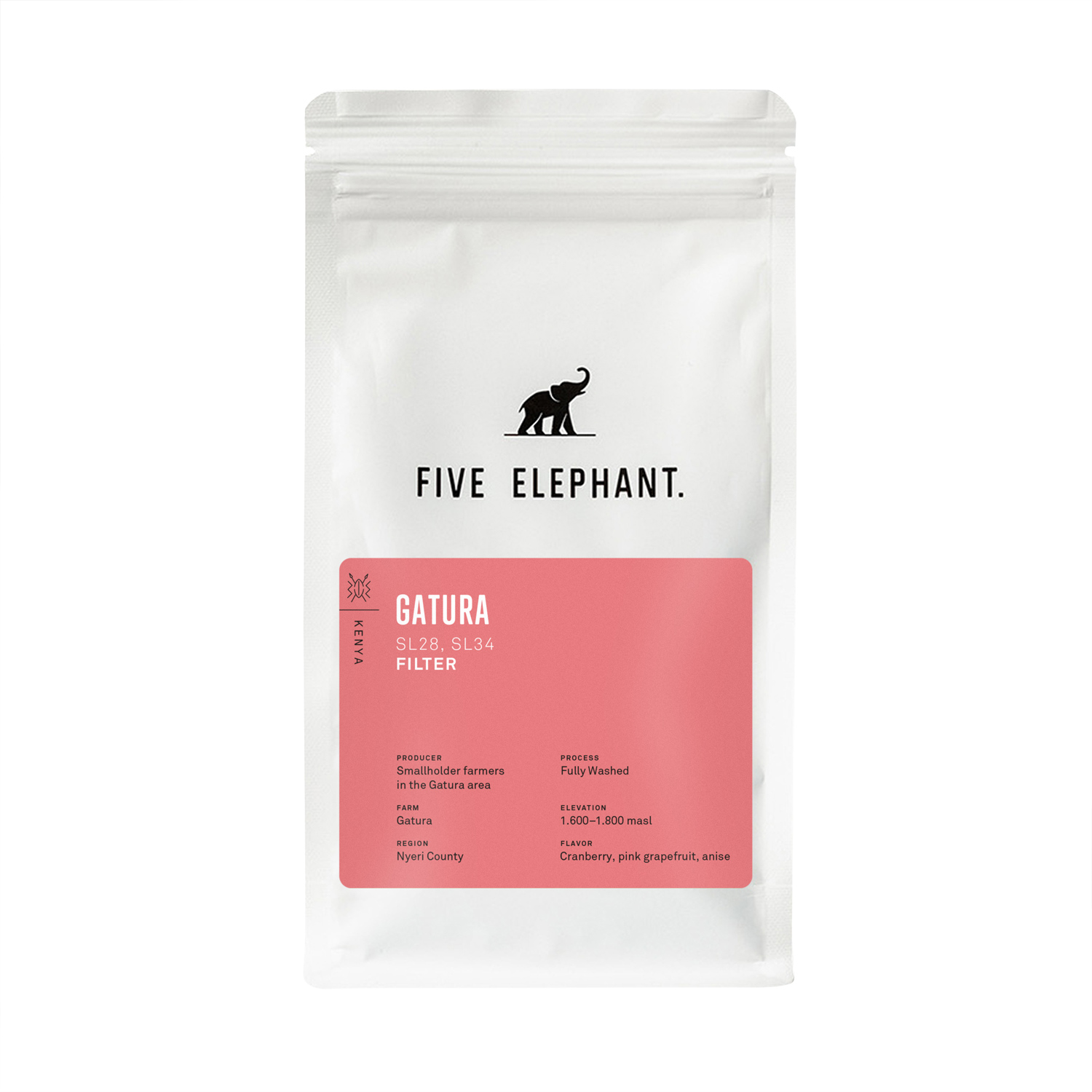 Five Elephant - Kenya Gatura Washed Filter 250 g