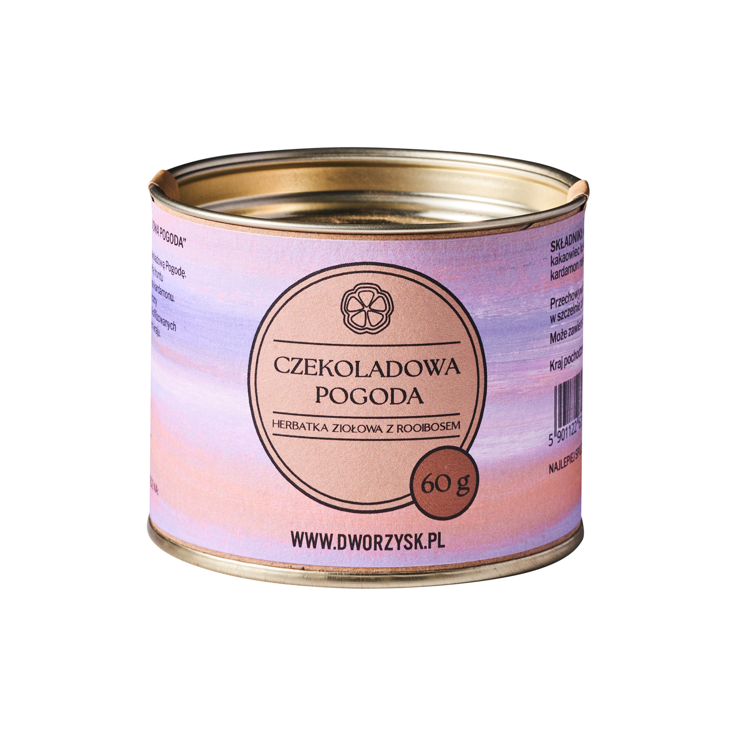 Dworzysk - herbata rooibos sypana Czekoladowa Pogoda 60 g