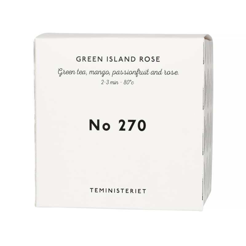 Teministeriet - 270 Green Island Rose - Loose Tea 100g - Refill