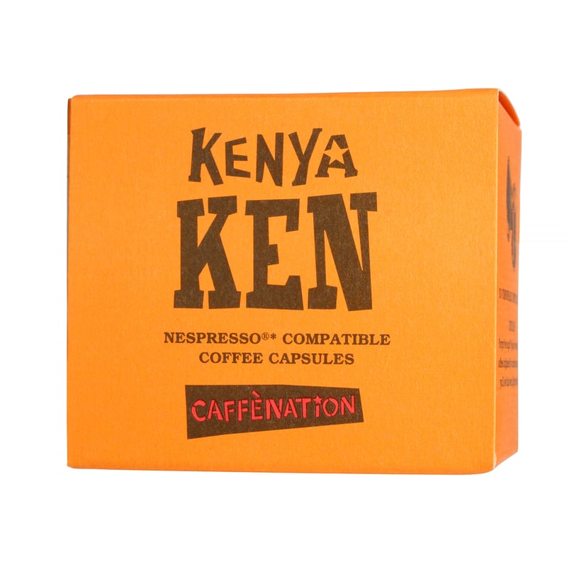 Caffenation - Kenya KEN - 10 Capsules