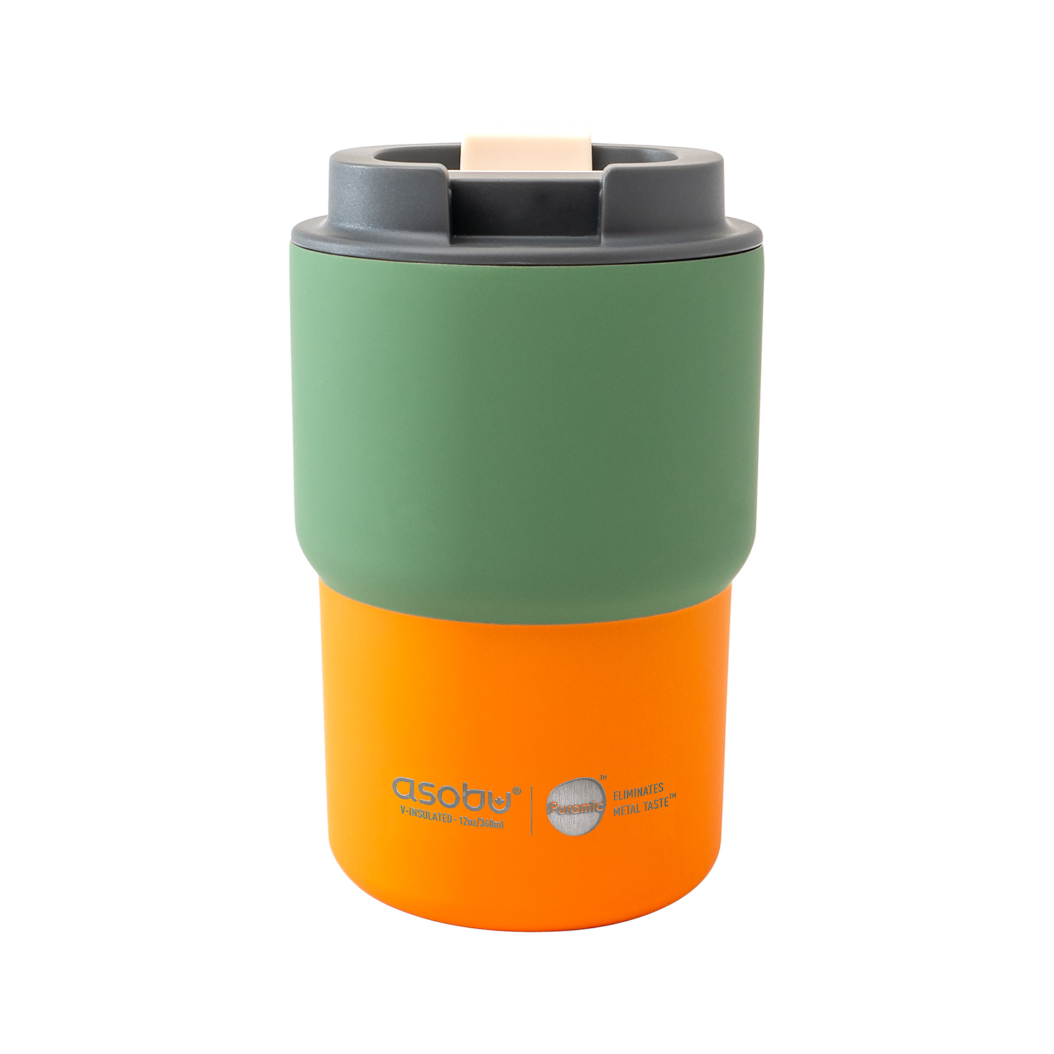 Asobu - Mini Pick Me Up Pastelowy Zielony - Kubek termiczny 360 ml