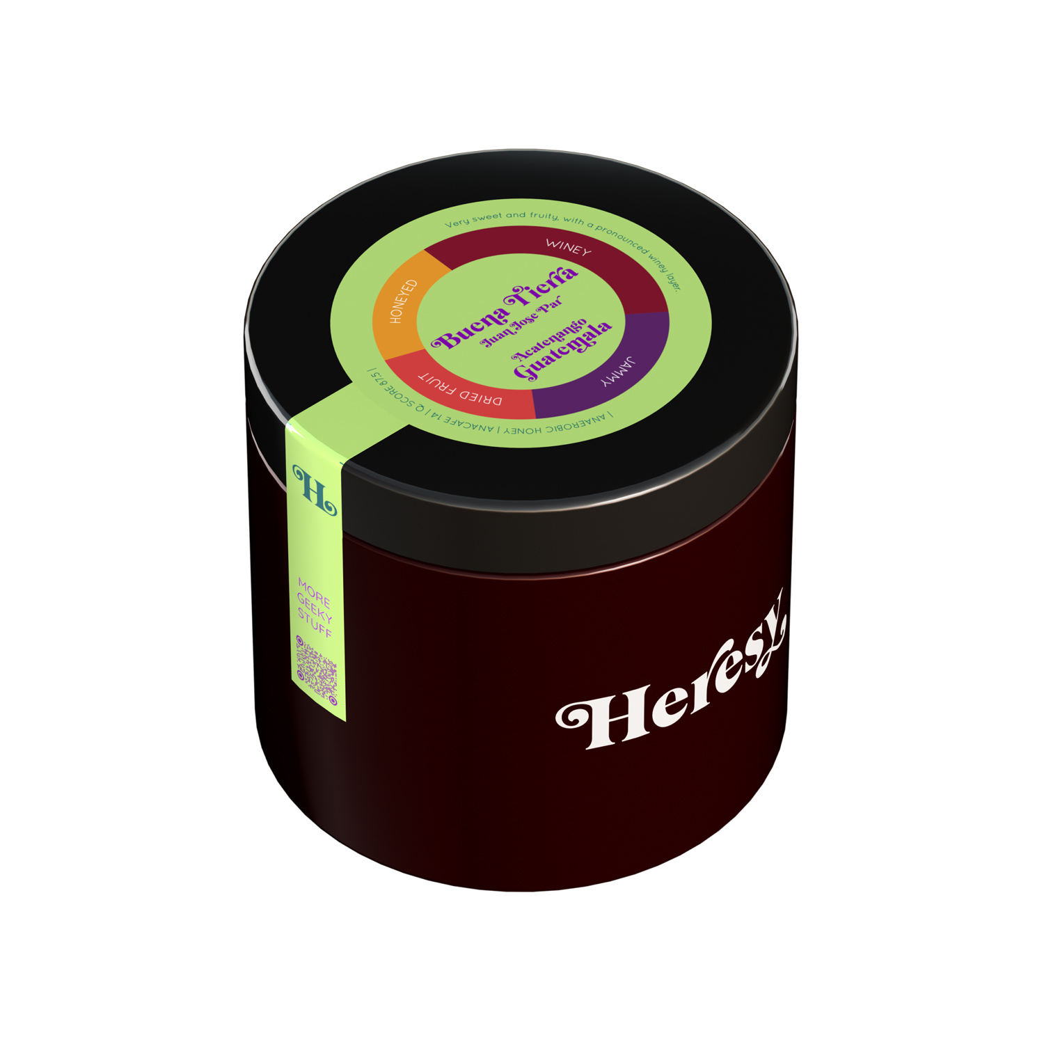 Heresy - kawa ziarnista Gwatemala Buena Tierra Honey Anaerobic Filter 252 g
