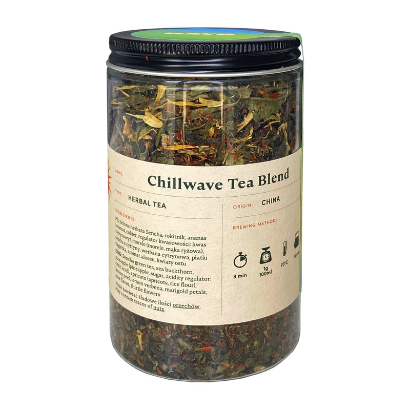 HERBATA MIESIĄCA: HAYB - Chillwave Tea Cold Brew - Herbata Sypana 100g