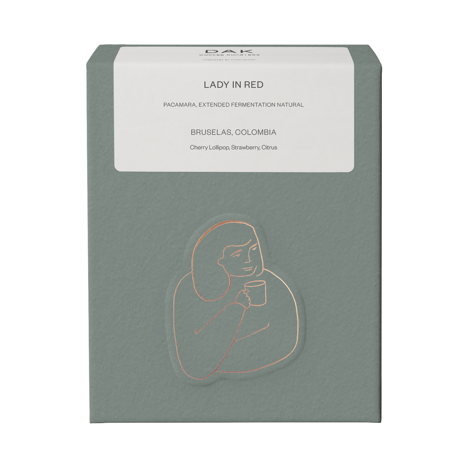 DAK Coffee Roasters - Colombia Lady In Red Extended Fermentation Natural Filter 125 g