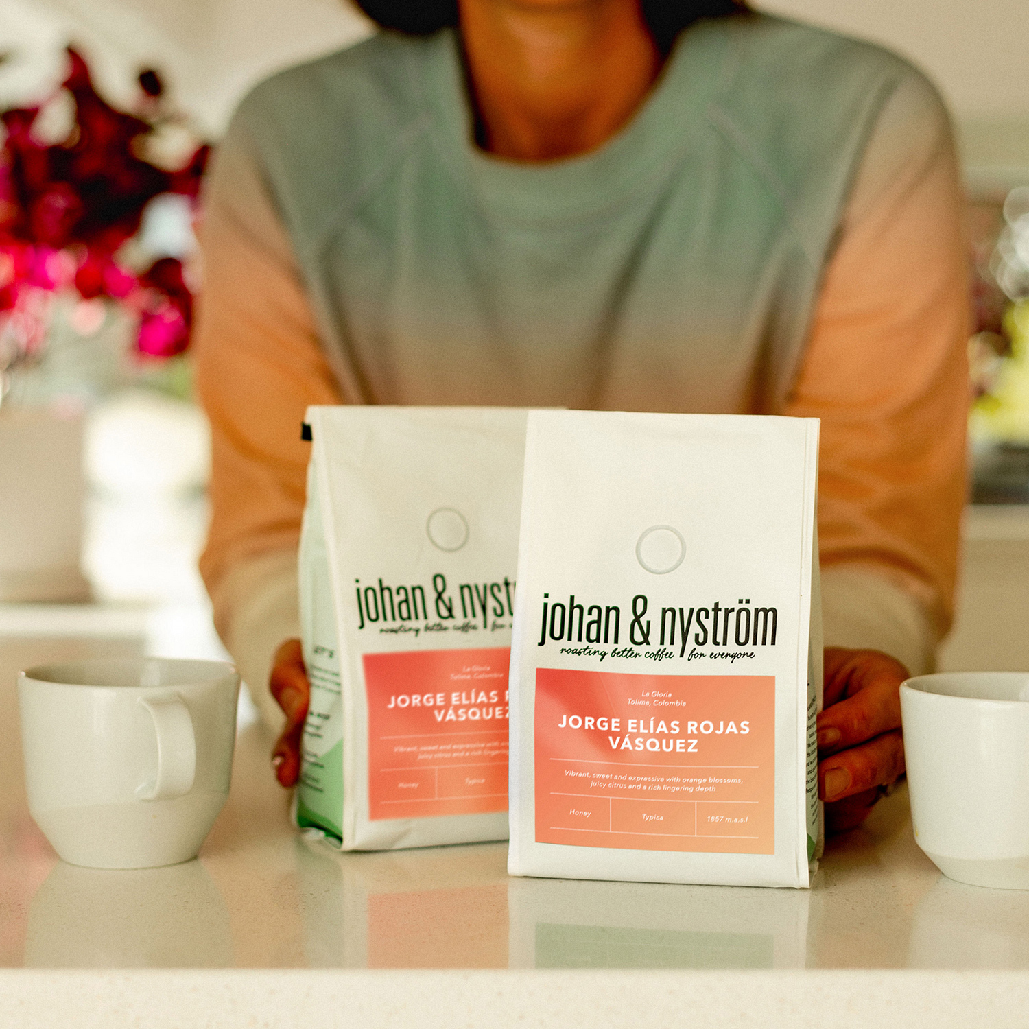 Johan & Nystrom - kawa ziarnista Kolumbia Elias Rojas Honey Filter 250 g