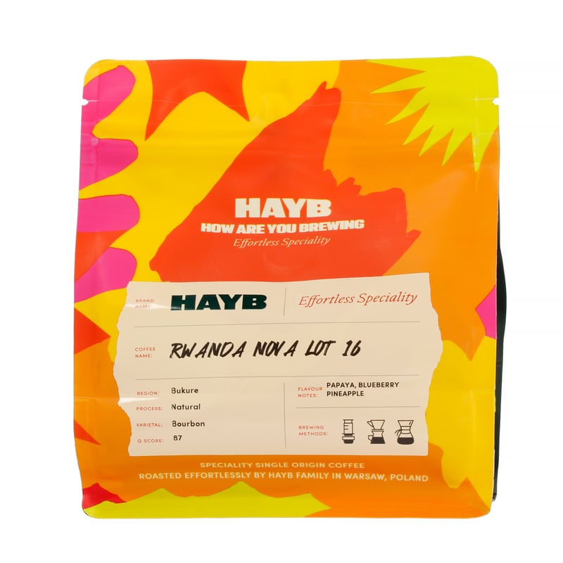 HAYB - Rwanda Nova Lot 16 Natural Filter 250g