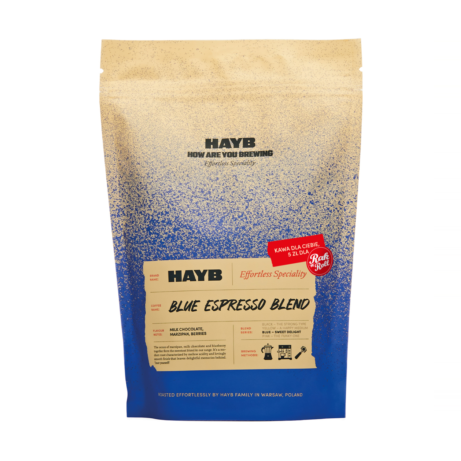 HAYB - Blue Espresso (Rak'n'Roll) Natural, Washed Blend Filter 250 g