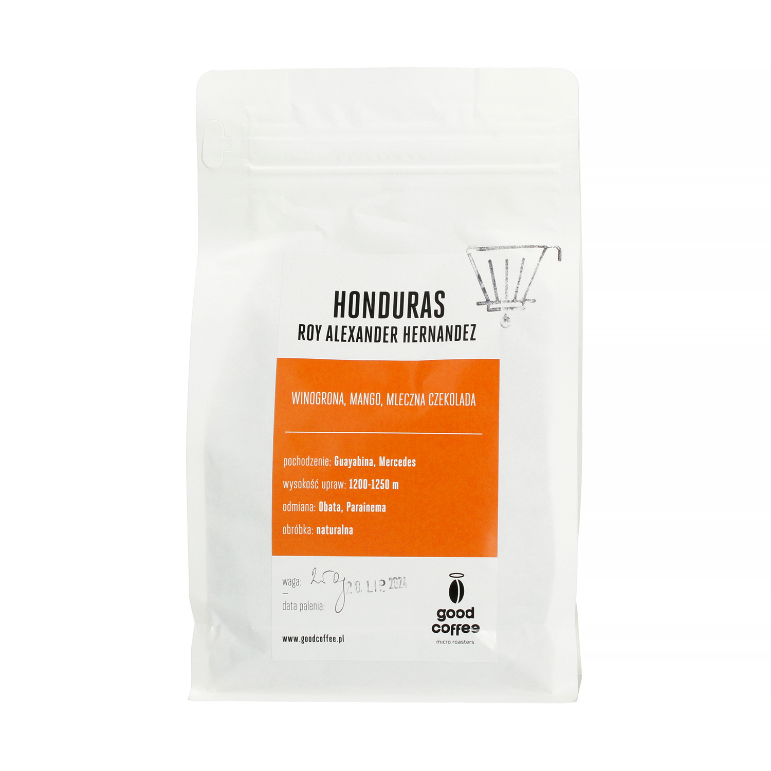 Good Coffee - Honduras Roy Hernandez Natural Filter 250g