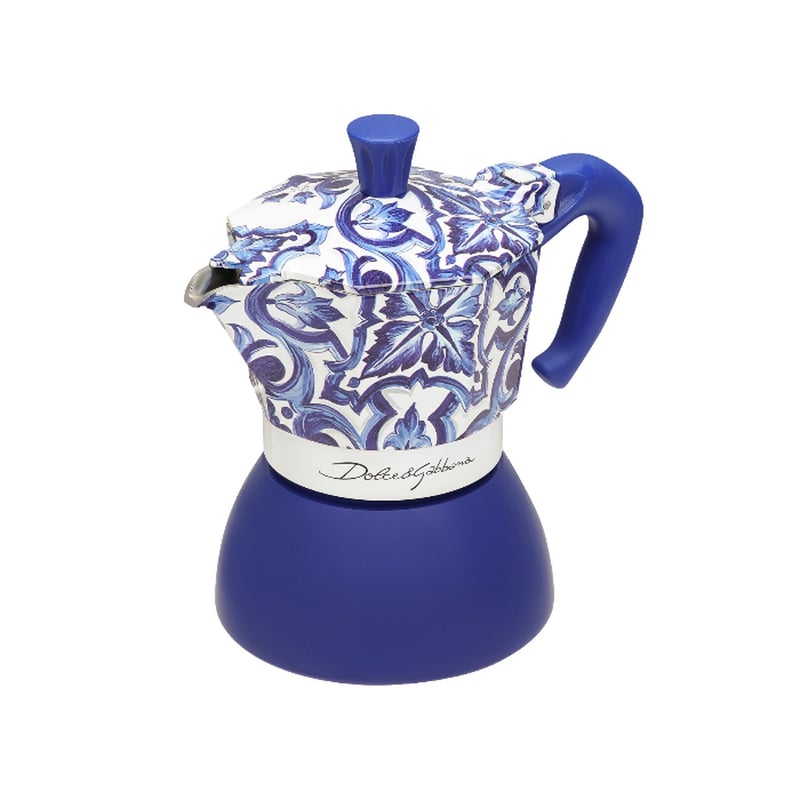 Bialetti Dolce & Gabbana - Moka Induction Mediterranean Blue 4tz