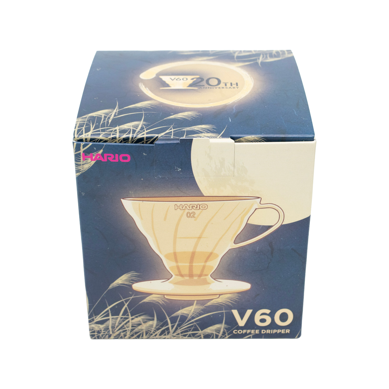 Hario - Dripper plastikowy V60-02 Tsukimi Yellow żółty