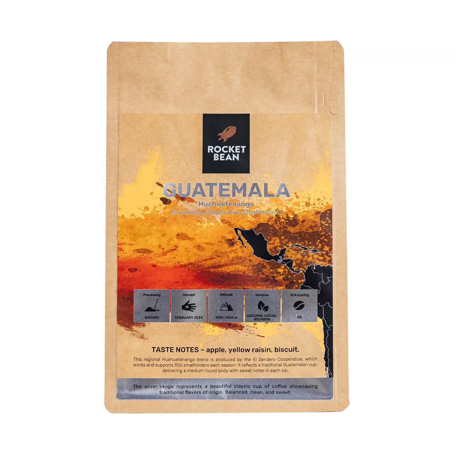 Rocket Bean - Guatemala Huehuetenango Washed Filter 200 g