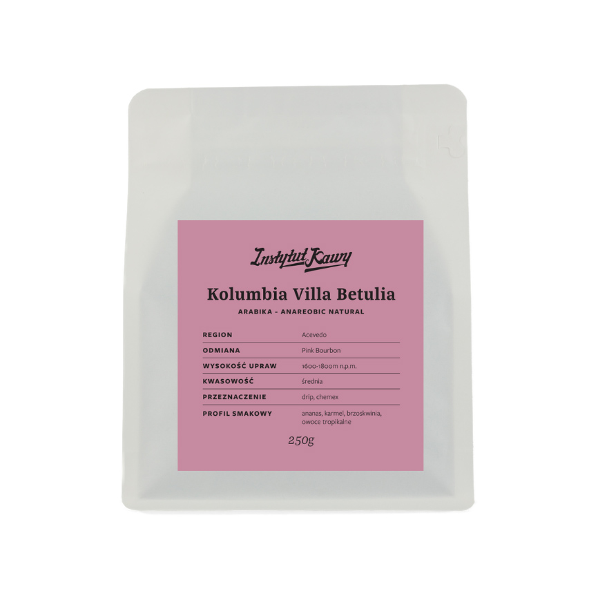 Instytut Kawy - Colombia Villa Betulia Natural Anaerobic Filter 250g