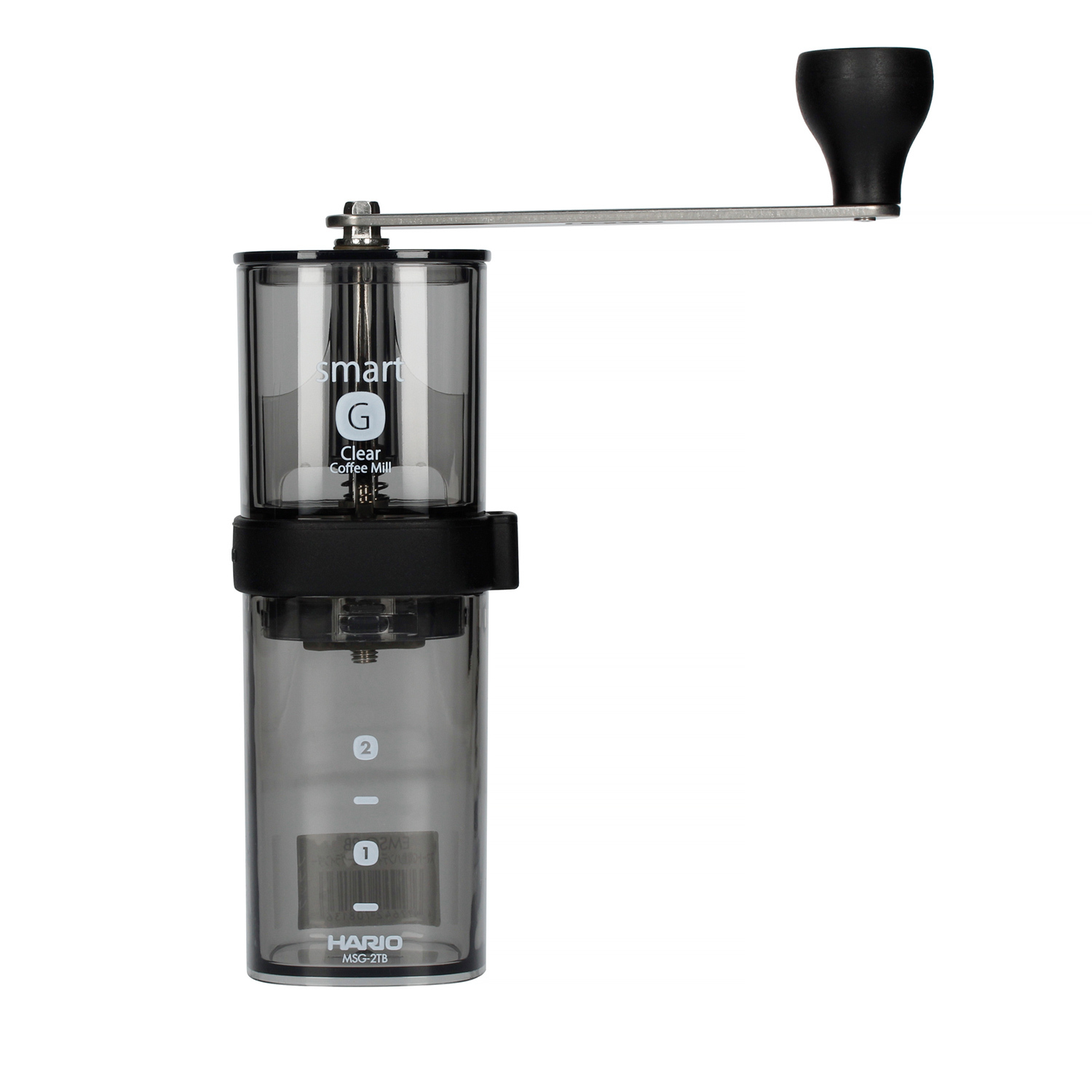Hario - Smart G Coffee Mill Przezroczysty Czarny