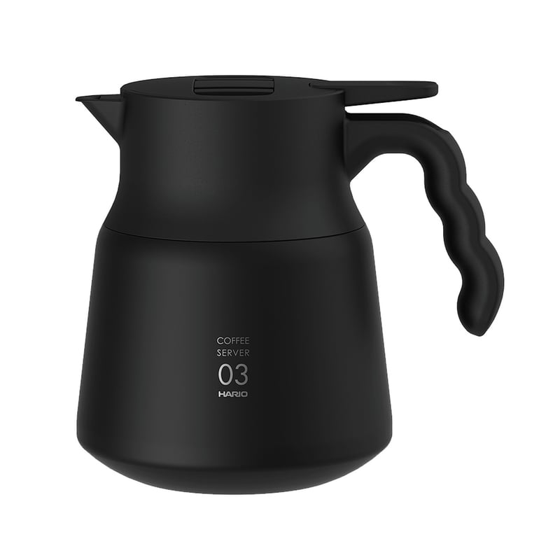 Hario Insulated Stainless Steel Server V60-03 PLUS Black - 800ml