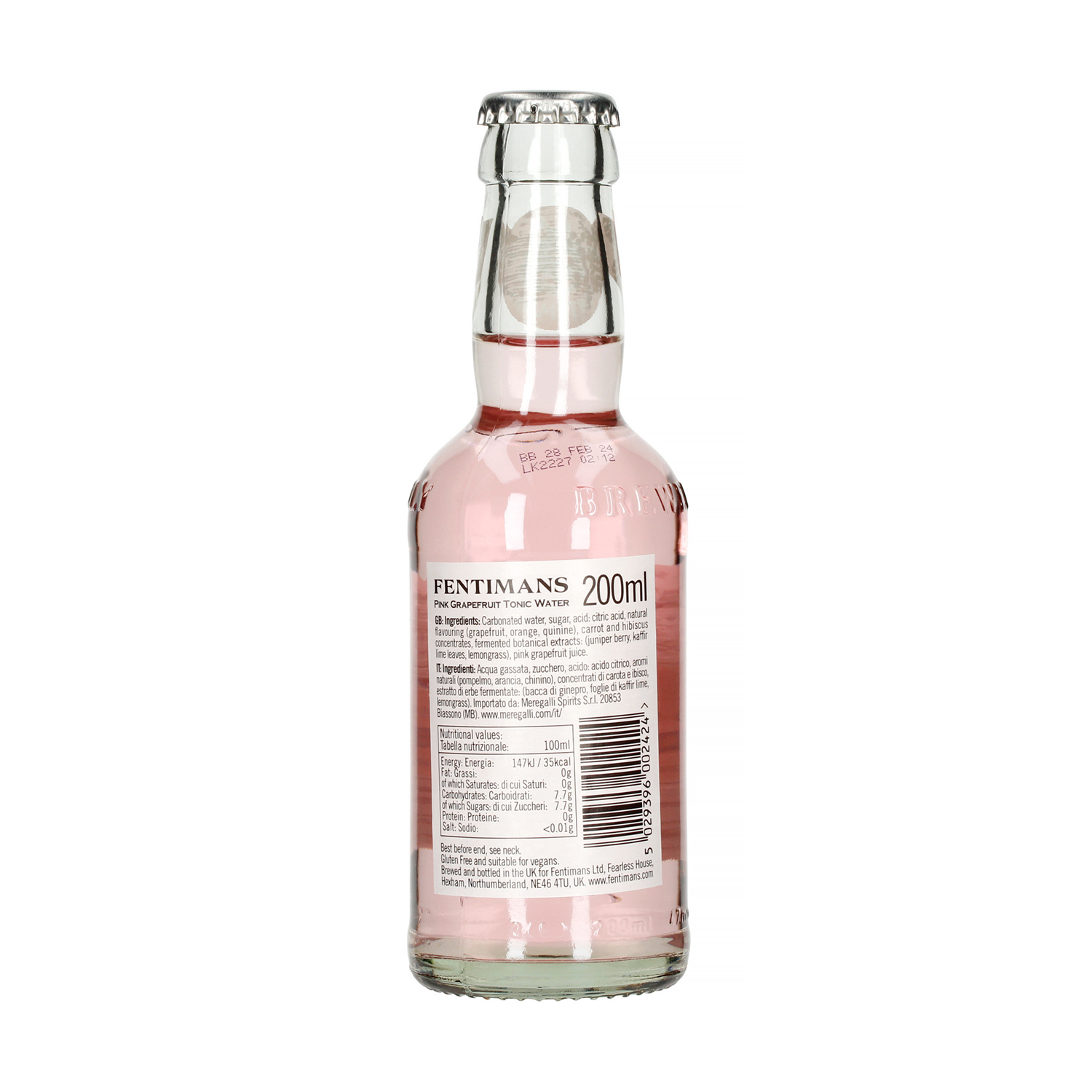 Fentimans - Pink Grapefruit Tonic Water - Napój 200ml