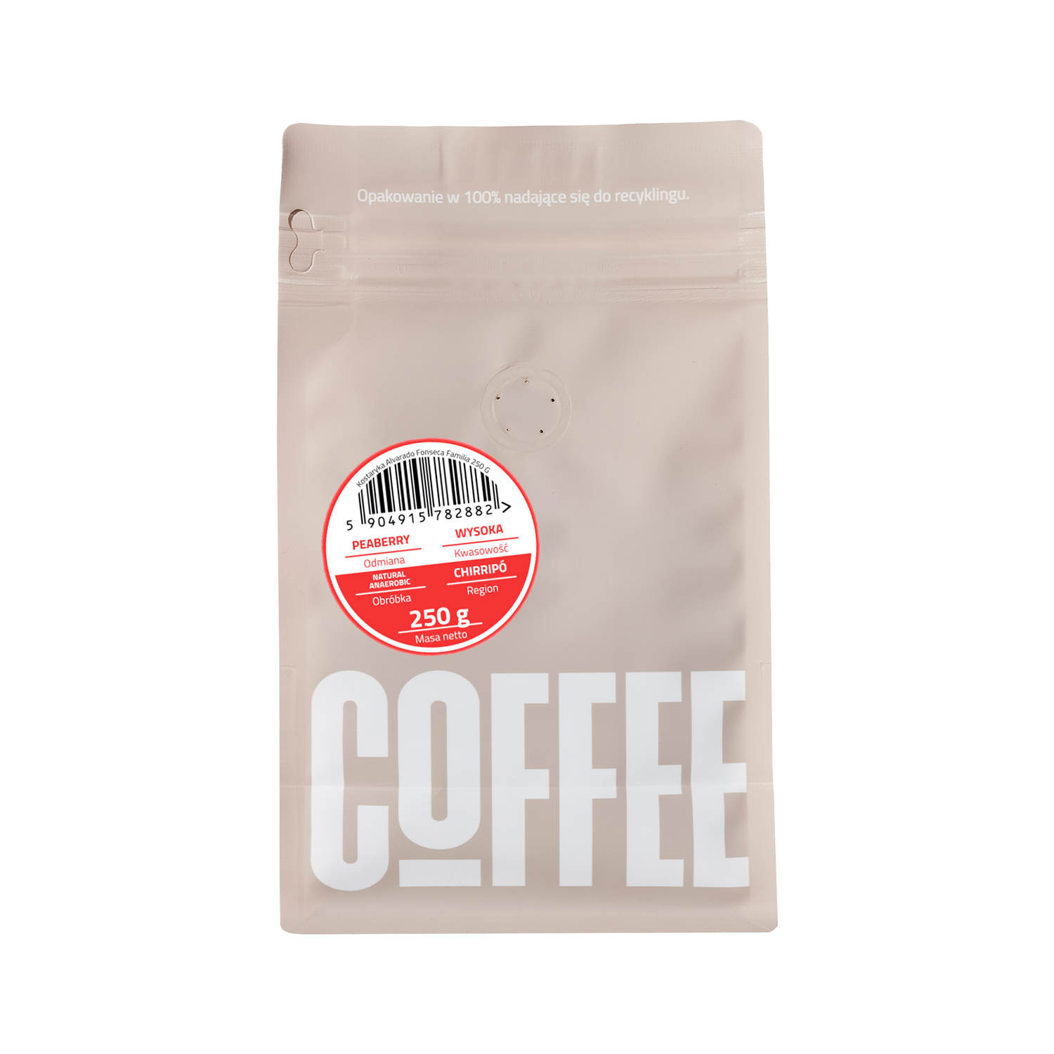 COFFEELAB - kawa ziarnista Kostaryka Alvarado Fonseca Familia Natural Anaerobic Filter 250 g