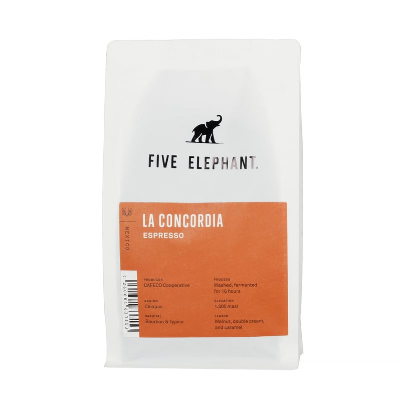 Five Elephant - Meksyk La Concordia Washed Espresso 250g